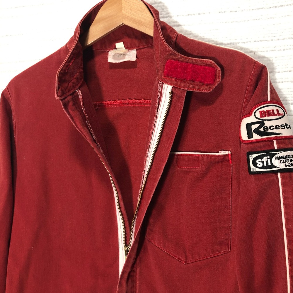 Bell Racestar Flame Resistant Cotton Jacket Red SFI‎ Certified Racing